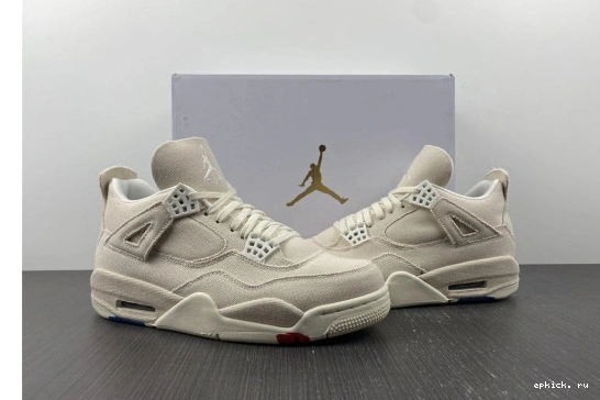 Cheap EP 4 DQ4909-100 Retro DQ4909-100 Blank Jordan (W) Canvas 0427